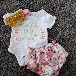 Worth the wait outfit with headband